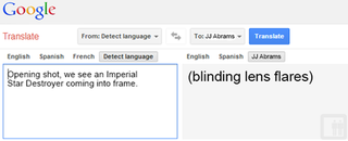 Illustration for article titled If Google Translate Could Translate Star Wars to English